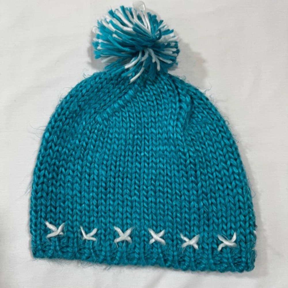 Burton Bright Blue Knit Beanie Hat - Picture 5 of 8